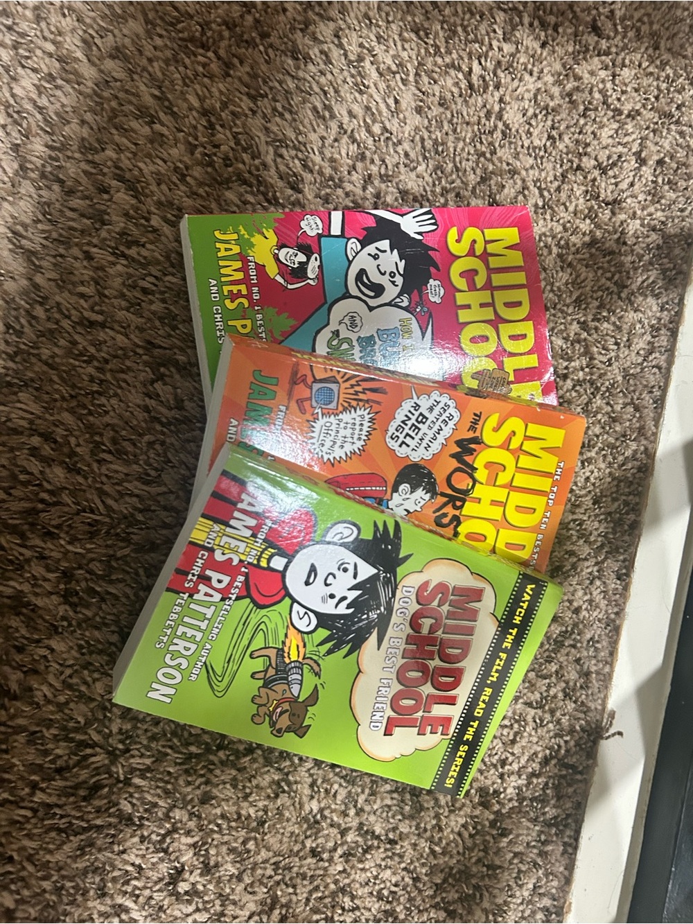 James Patterson middle school books